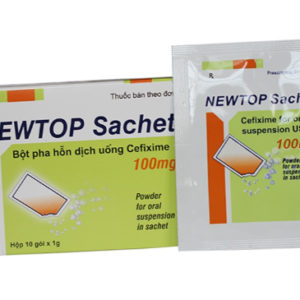 Newtop Sachet chỉ định viêm tai giữa, viêm họng, viêm xoang, viêm amiđan, viêm phế quản cấp, viêm phổi. Bệnh lậu cổ tử cung & niệu đạo không biến chứng, viêm bàng quang, viêm bàng quang - niệu đạo, viêm thận - bể thận.
